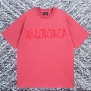 Balenciaga | Tops | Balenciaga Womens Red Cropped Tshirt